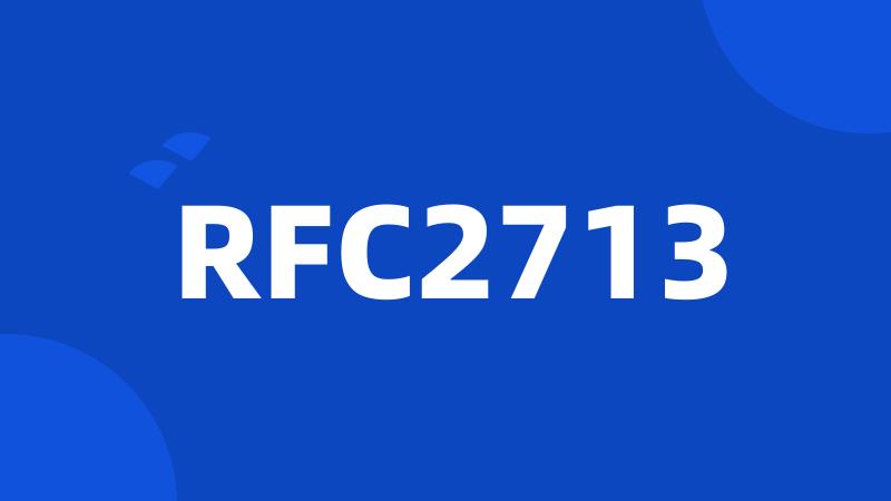 RFC2713