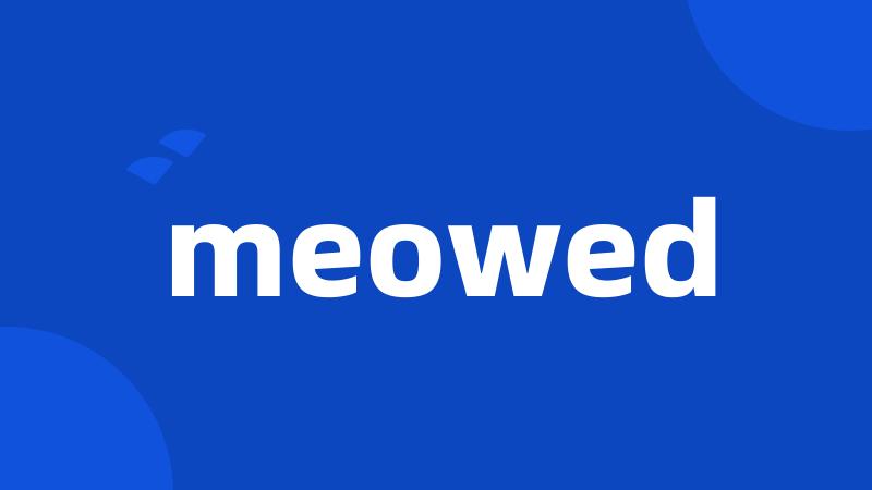 meowed