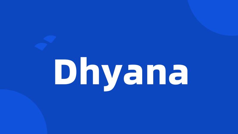 Dhyana