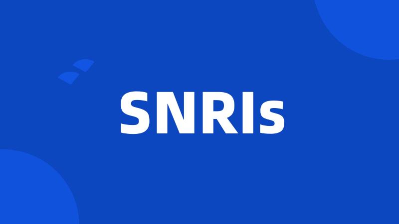 SNRIs