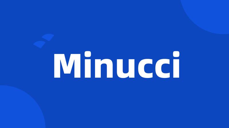 Minucci