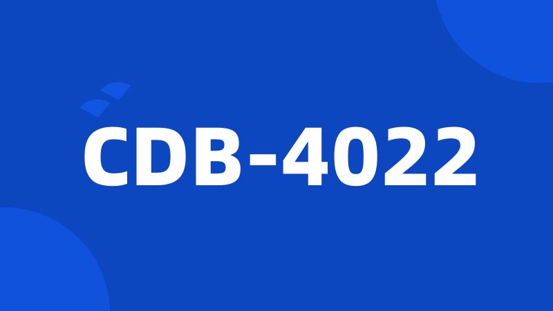 CDB-4022