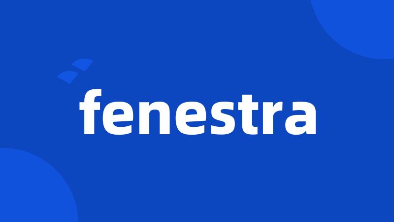 fenestra