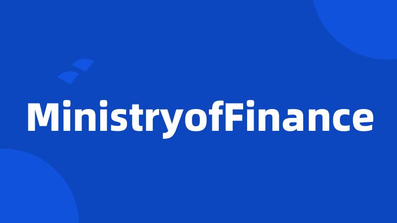 MinistryofFinance