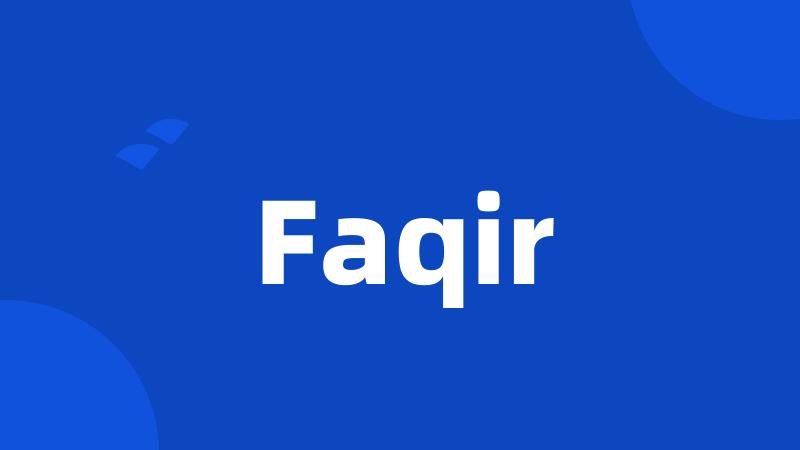 Faqir