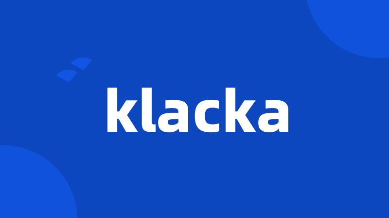 klacka