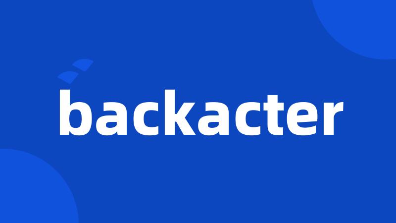 backacter