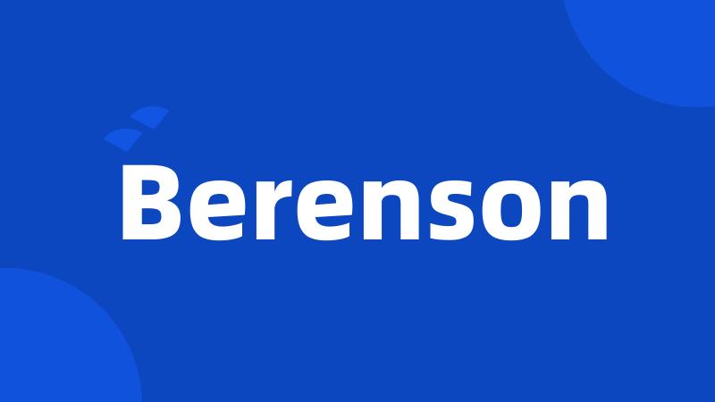 Berenson