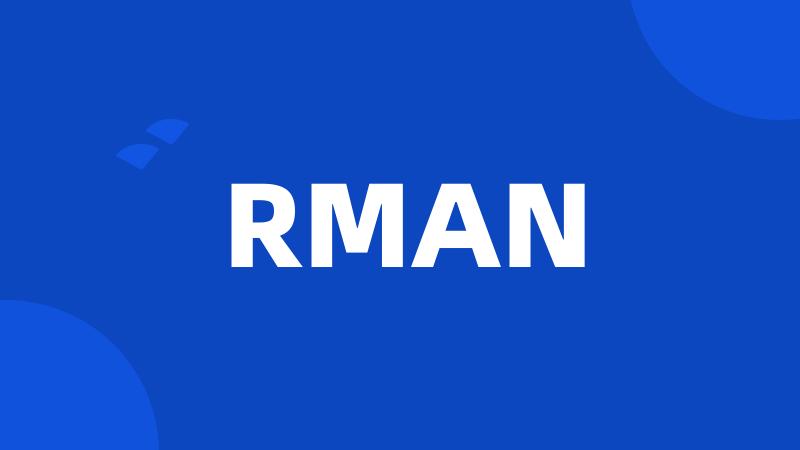 RMAN