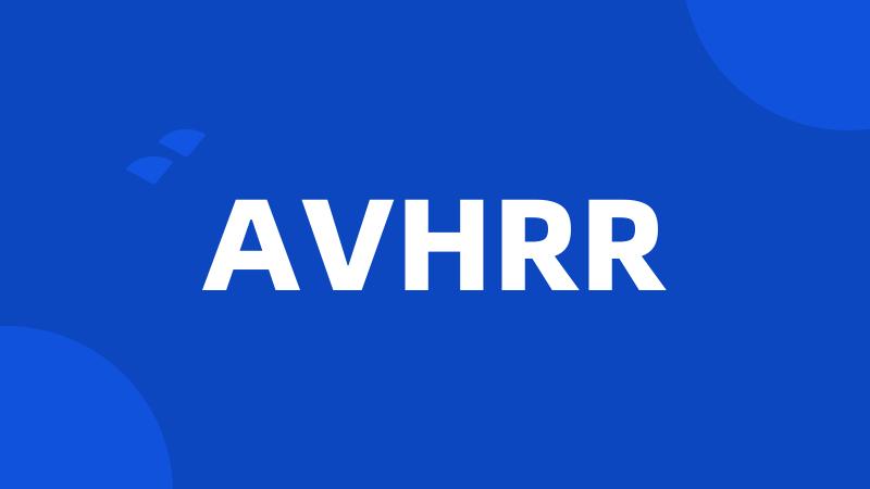 AVHRR