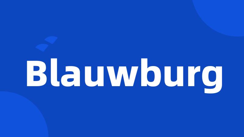 Blauwburg