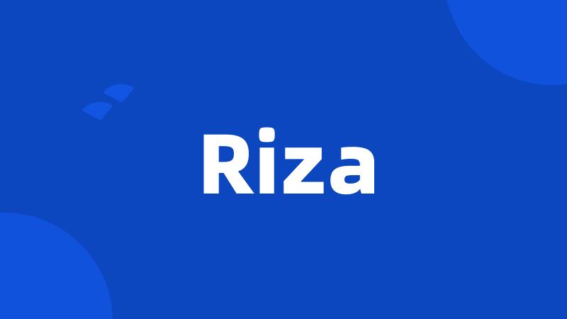 Riza