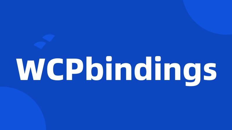 WCPbindings