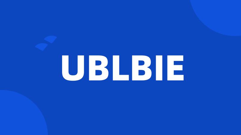 UBLBIE