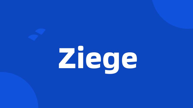 Ziege