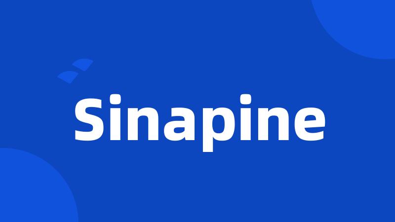 Sinapine