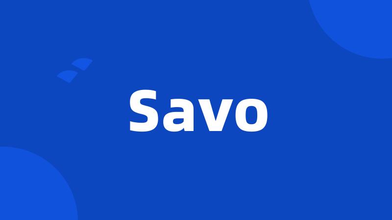 Savo