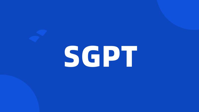 SGPT