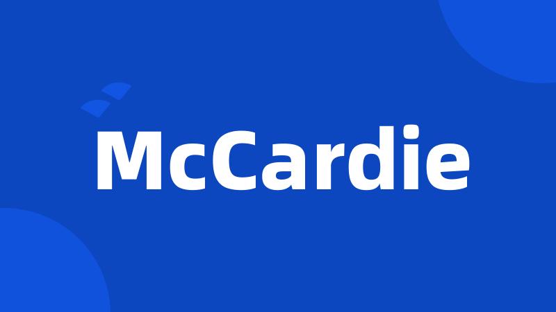 McCardie