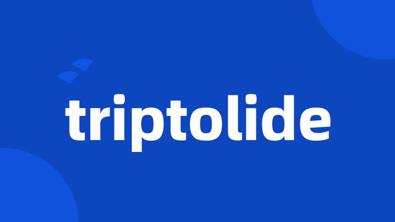 triptolide