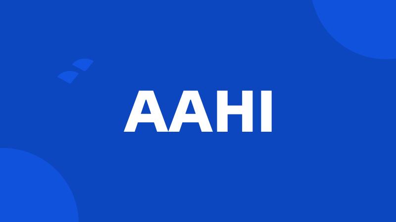 AAHI