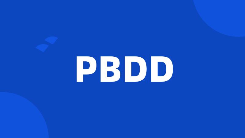 PBDD