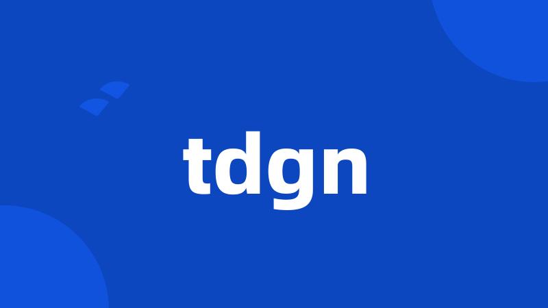 tdgn