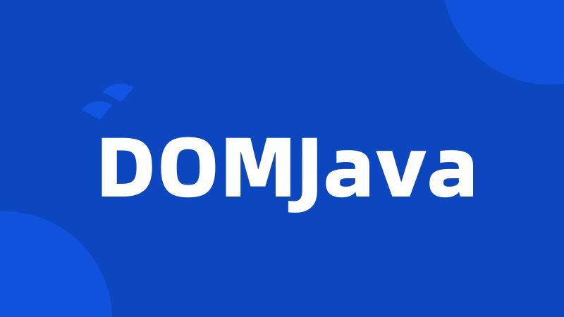 DOMJava