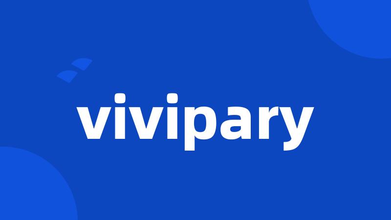 vivipary