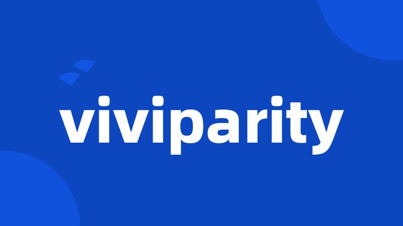 viviparity