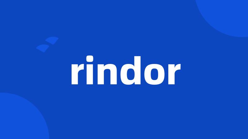 rindor