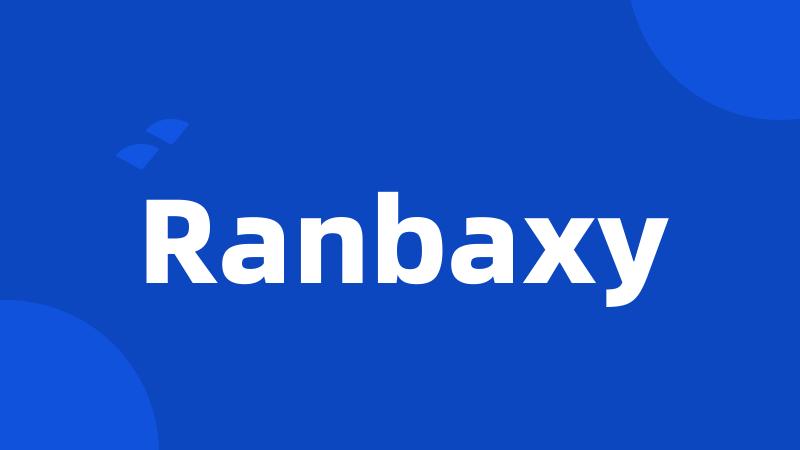 Ranbaxy