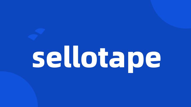 sellotape