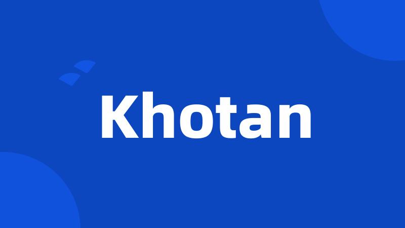 Khotan