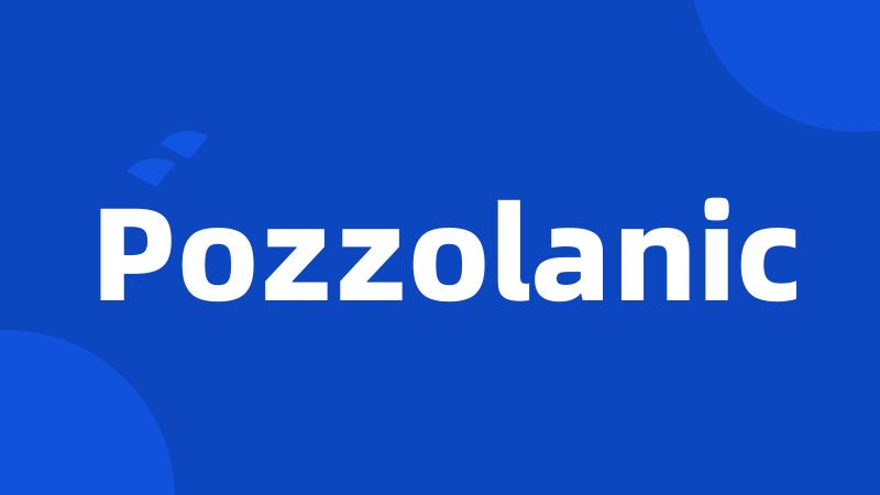 Pozzolanic