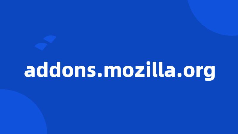 addons.mozilla.org