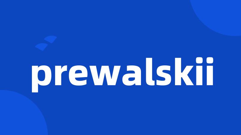 prewalskii