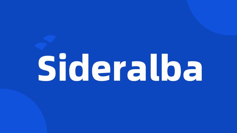 Sideralba