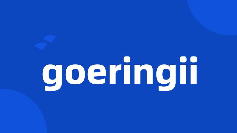 goeringii