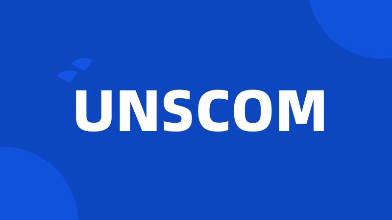 UNSCOM