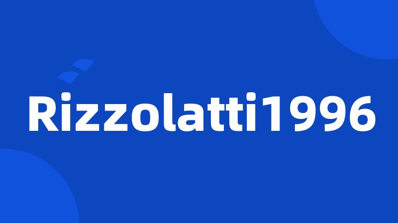 Rizzolatti1996