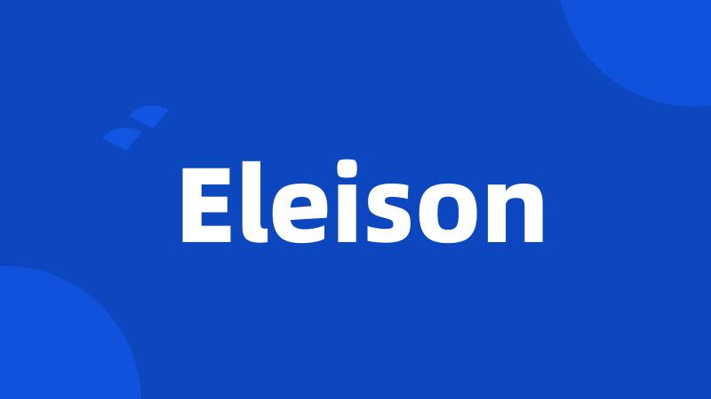 Eleison