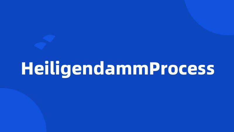 HeiligendammProcess