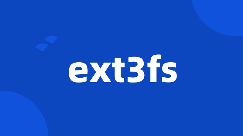 ext3fs