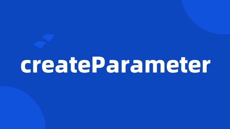 createParameter