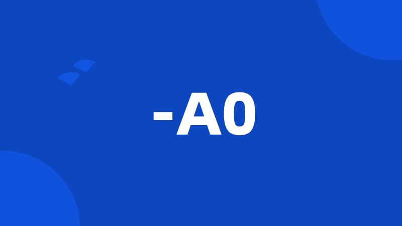 -A0