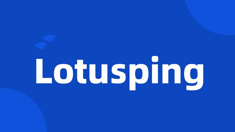 Lotusping