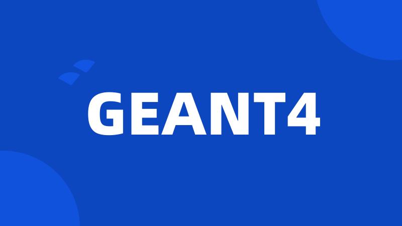 GEANT4