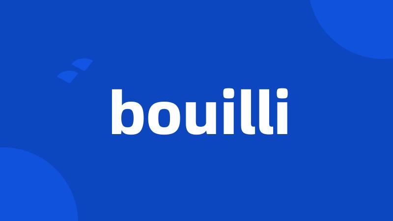 bouilli