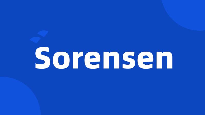 Sorensen